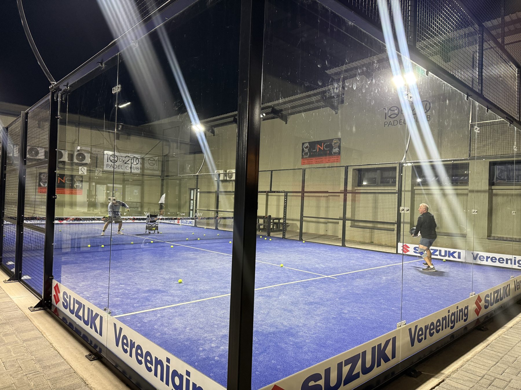 10by20 Vanderbijlpark court with Suzuki Vereeniging branding